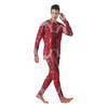 Beef Texture Print Pattern Men's Pajamas-grizzshop