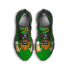 Beer And Clover St. Patrick's Day Print Black Running Shoes-grizzshop