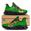 Beer And Clover St. Patrick's Day Print Black Running Shoes-grizzshop