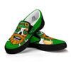 Beer And Clover St. Patrick's Day Print Black Slip On Shoes-grizzshop