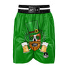 Beer And Clover St. Patrick's Day Print Boxing Shorts-grizzshop