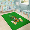 Beer And Clover St. Patrick's Day Print Floor Mat-grizzshop