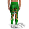 Beer And Clover St. Patrick's Day Print Men's Leggings-grizzshop