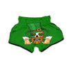 Beer And Clover St. Patrick's Day Print Muay Thai Boxing Shorts-grizzshop