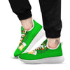 Beer And Clover St. Patrick's Day Print White Athletic Shoes-grizzshop