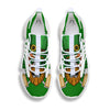 Beer And Clover St. Patrick's Day Print White Gym Shoes-grizzshop