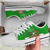 Beer And Clover St. Patrick's Day Print White Low Top Shoes-grizzshop
