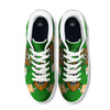 Beer And Clover St. Patrick's Day Print White Low Top Sneakers-grizzshop