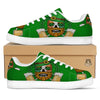 Beer And Clover St. Patrick's Day Print White Low Top Sneakers-grizzshop