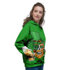 Beer And Clover St. Patrick's Day Print Women's Hoodie-grizzshop