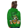 Beer And Clover St. Patrick's Day Print Women's Hoodie-grizzshop