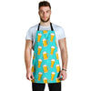 Beer Blue Pattern Print Men's Apron-grizzshop