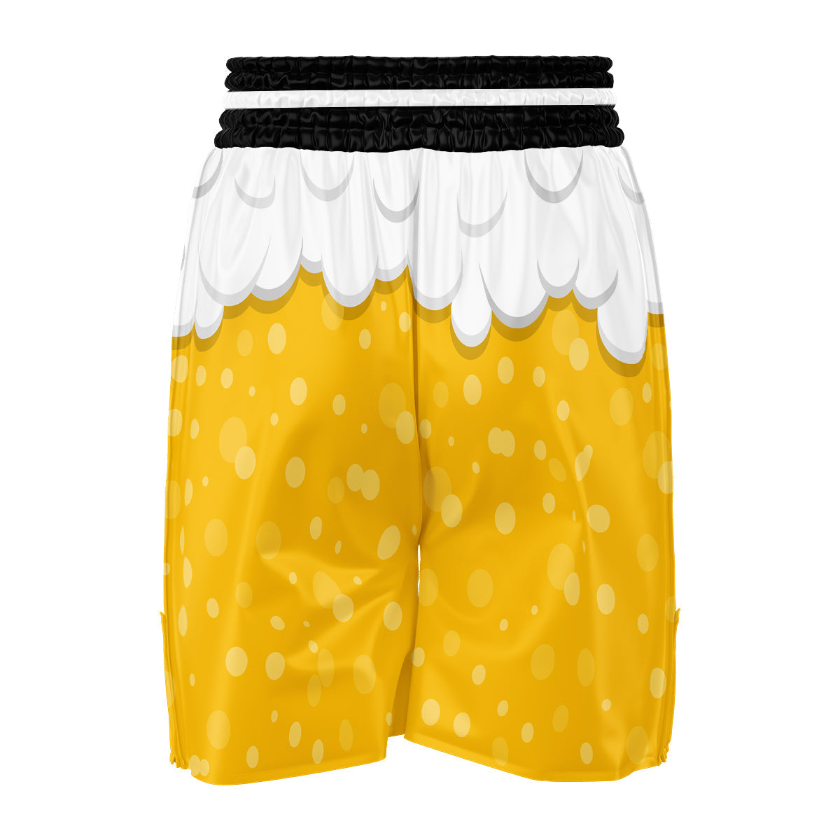 Beer Foam And Bubbles Cartoon Print Boxing Shorts-grizzshop