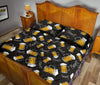 Beer Pattern Print Bed Set Quilt-grizzshop