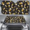 Beer Pattern Print Car Sun Shade-grizzshop