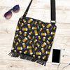 Beer Pattern Print Crossbody bags-grizzshop