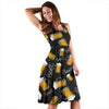 Beer Pattern Print Dress-grizzshop