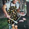 Beer Pattern Print Men's Apron-grizzshop