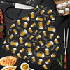 Beer Pattern Print Men's Apron-grizzshop