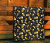 Beer Pattern Print Quilt-grizzshop