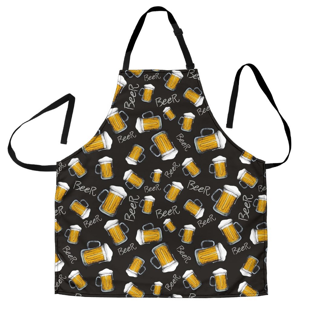 Beer Pattern Print Women's Apron-grizzshop