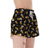 Beer Pattern Print Women's Shorts-grizzshop