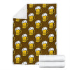 Beer Print Pattern Blanket-grizzshop