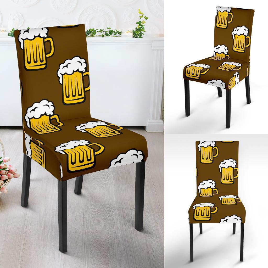 Beer Print Pattern Chair Cover-grizzshop