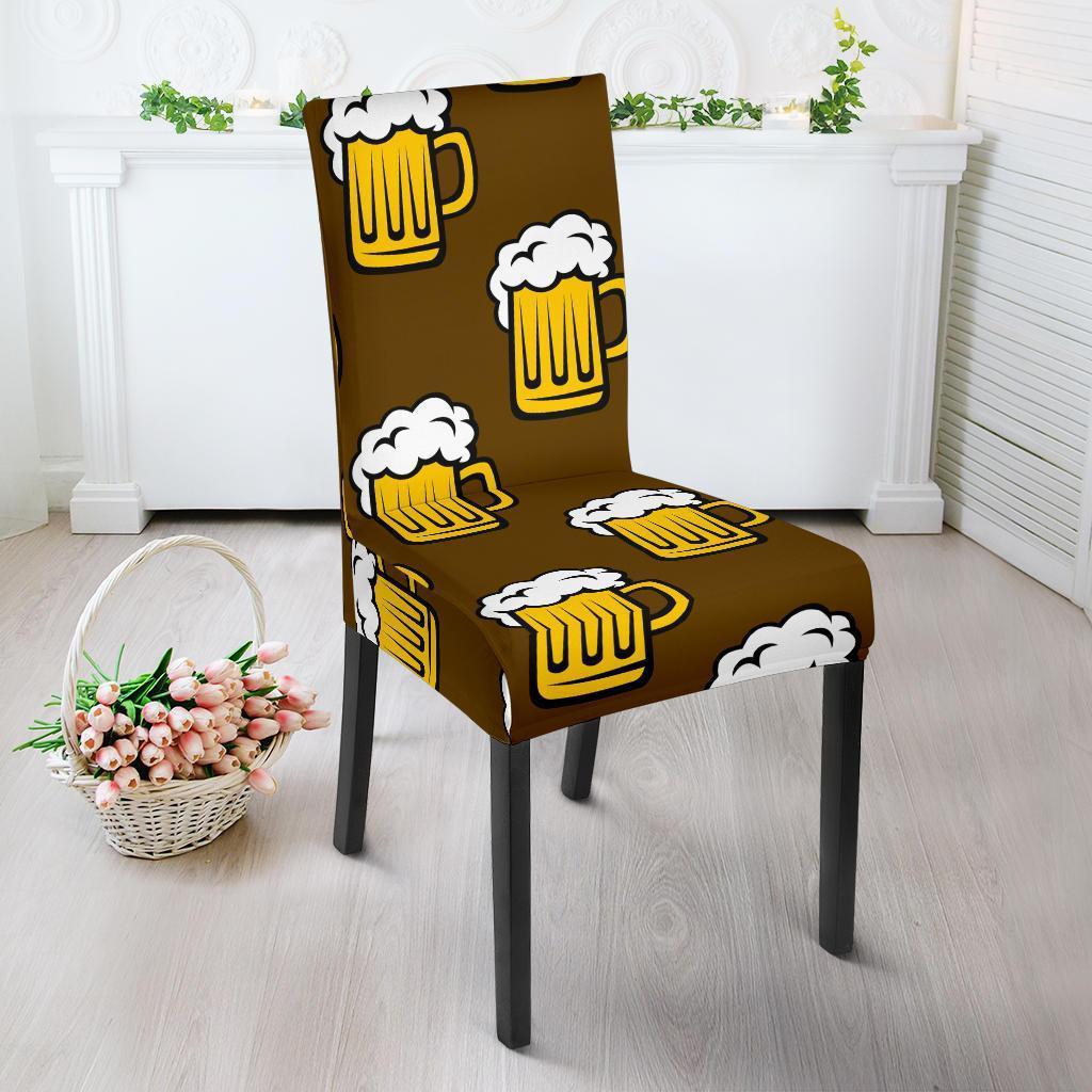 Beer Print Pattern Chair Cover-grizzshop