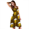 Beer Print Pattern Dress-grizzshop