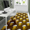 Beer Print Pattern Floor Mat-grizzshop