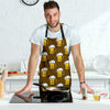 Beer Print Pattern Men's Apron-grizzshop