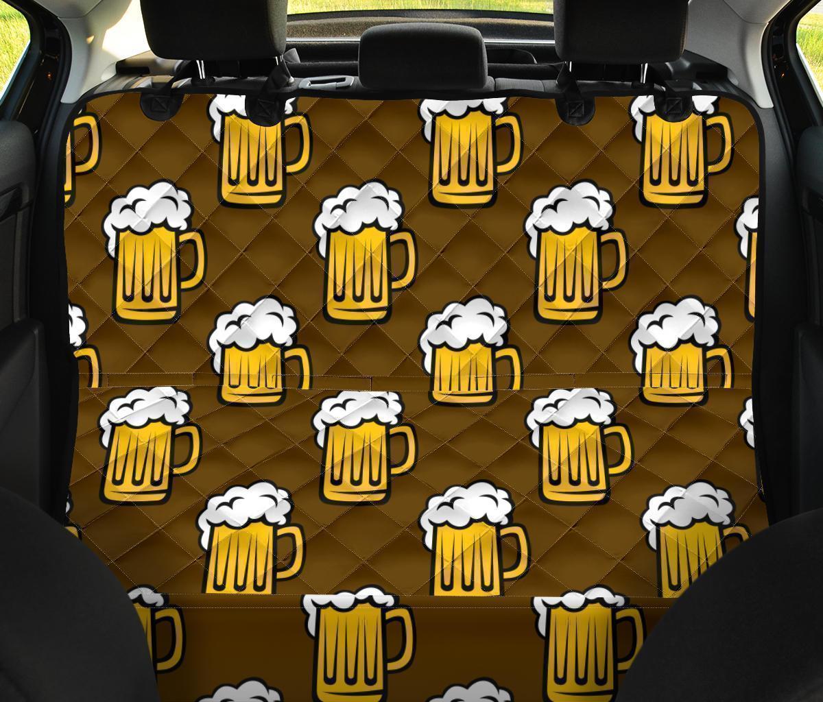 Beer Print Pattern Pet Car Seat Cover-grizzshop