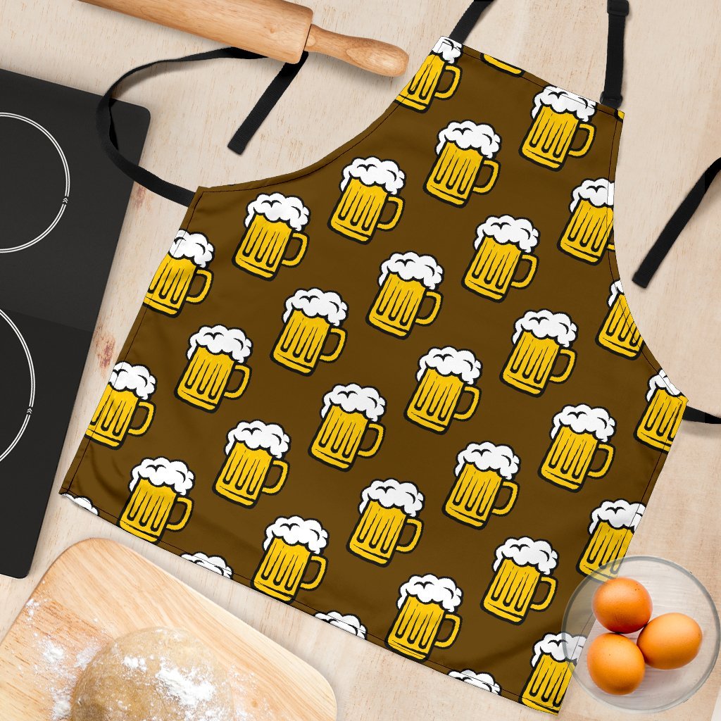 Beer Print Pattern Women's Apron-grizzshop