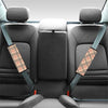 Beige Plaid Tartan Seat Belt Cover-grizzshop