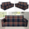 Beige Red And Blue Plaid Tartan Sofa Cover-grizzshop