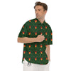 Bell Cute Christmas Print Pattern Men's Short Sleeve Shirts-grizzshop