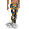 Bell Pepper Leaf Print Pattern Men's Leggings-grizzshop