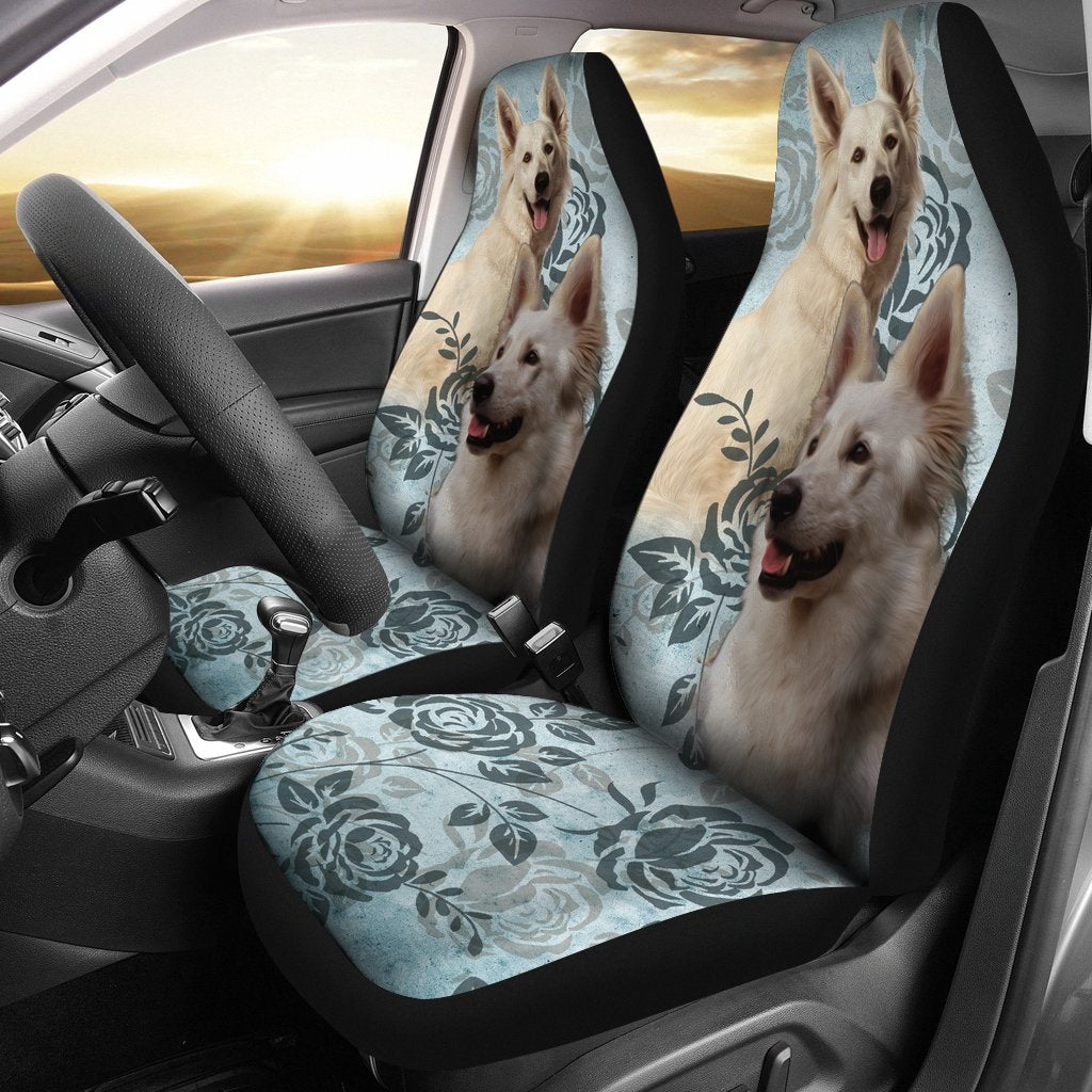 Berger Blanc Suisse Universal Fit Car Seat Covers-grizzshop