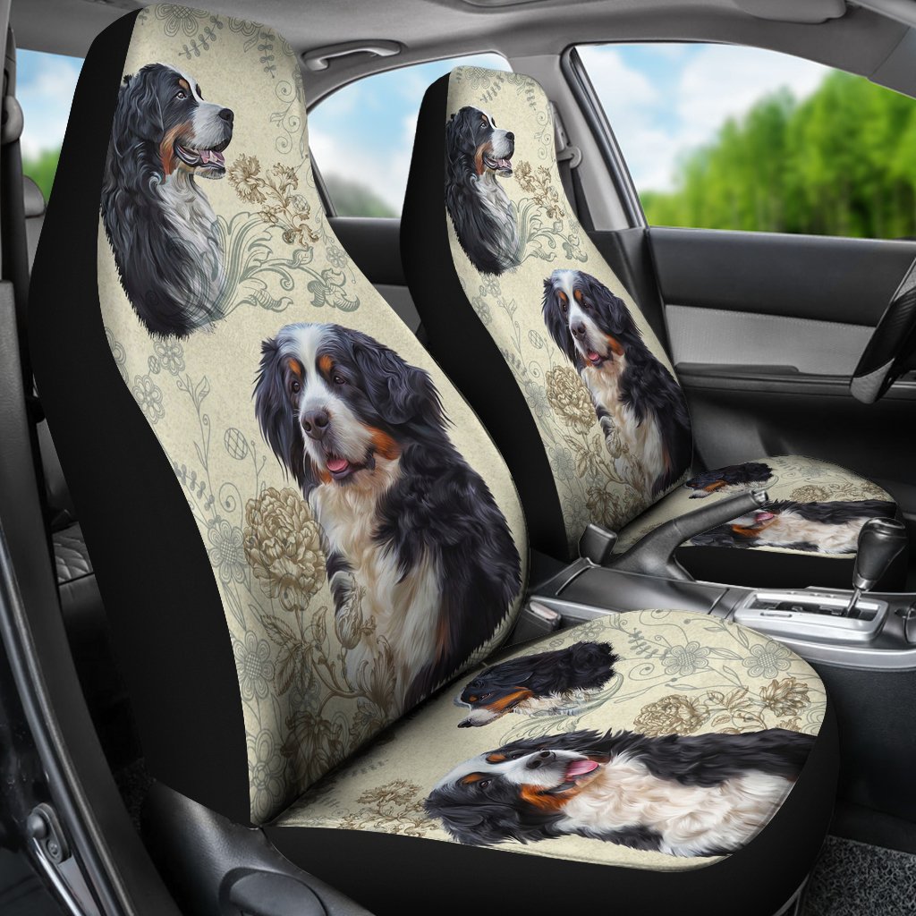 Bernese Mountain Universal Fit Car Seat Covers-grizzshop