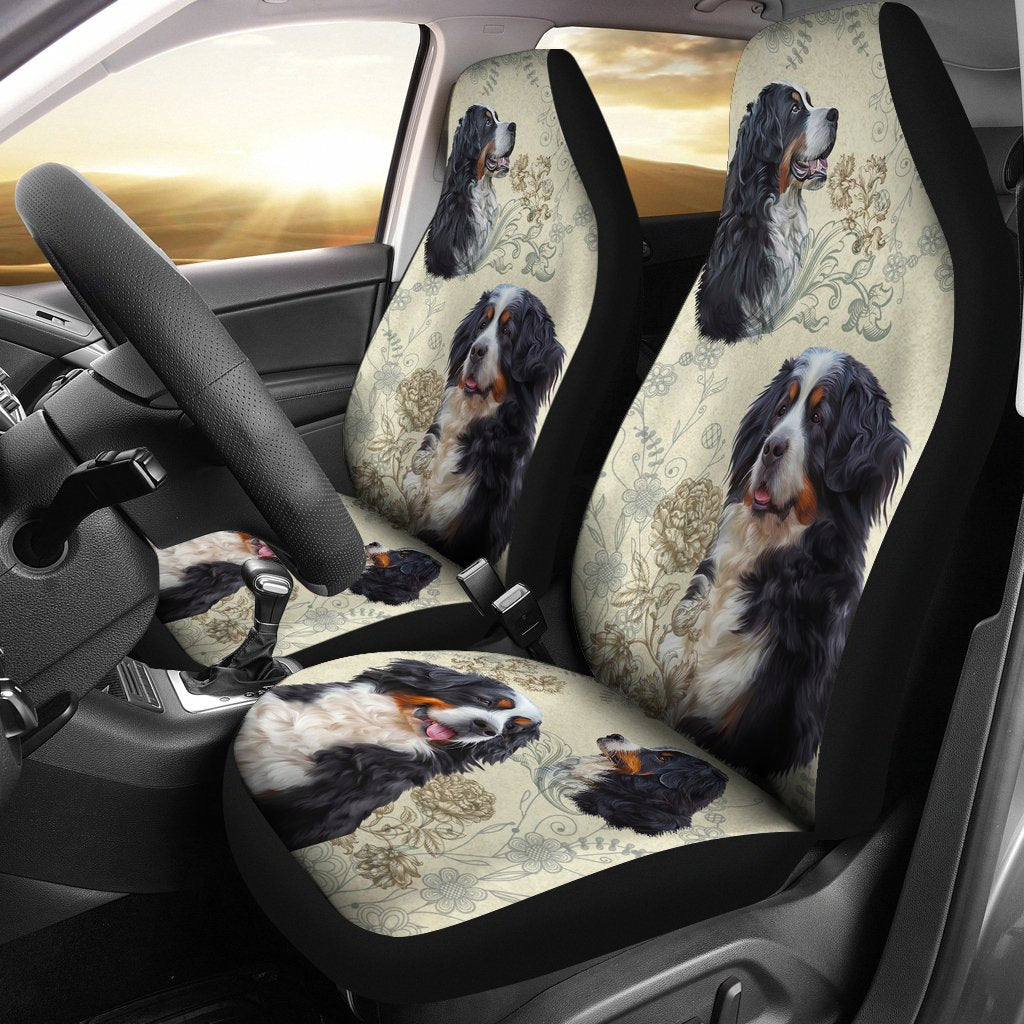 Bernese Mountain Universal Fit Car Seat Covers-grizzshop