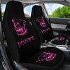 Beware of Pitbull Pink Universal Fit Car Seat Covers-grizzshop