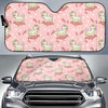 Bichon Frise Dog Pattern Print Car Sun Shade-grizzshop