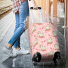 Bichon Frise Dog Pattern Print Luggage Cover Protector-grizzshop