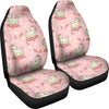 Bichon Frise Dog Pattern Print Universal Fit Car Seat Covers-grizzshop