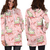 Bichon Frise Dog Pattern Print Women Hoodie Dress-grizzshop