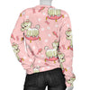 Bichon Frise Dog Pattern Print Women's Sweatshirt-grizzshop