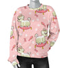 Bichon Frise Dog Pattern Print Women's Sweatshirt-grizzshop