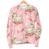 Bichon Frise Dog Pattern Print Women's Sweatshirt-grizzshop