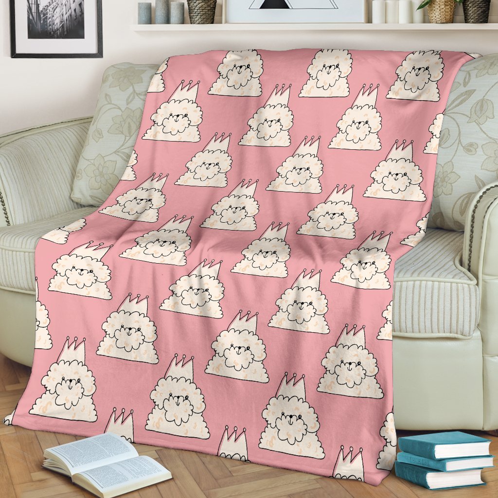 Bichon Frise Dog Print Pattern Blanket-grizzshop